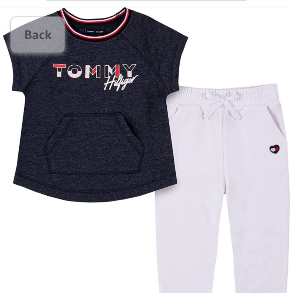 New Tommy Hilfiger girls 2 Pieces ( a comfortable and cohesive Jogger ) Set